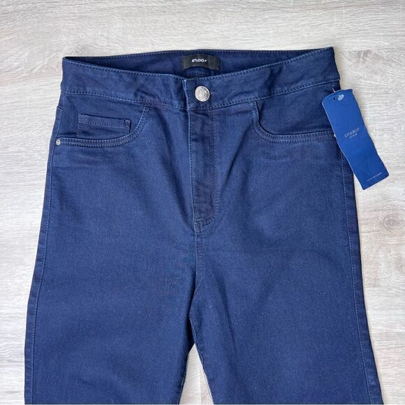 STUDIO F Colombian butt lifting Button Skinny Jeans. Size 6 US - Picture 2 of 11